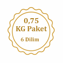 Carrot Slice of Baklava With Pistachio 0,75 Kg paket ( 6 Dilim )
