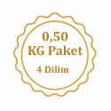 Carrot Slice of Baklava With Pistachio 0,5 Kg paket ( 4 Dilim )