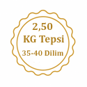 Şöbiyet 2,5 kg Tepsi ( 35-40 Dilim + Tepsi Bedeli Dahildir)