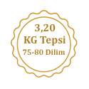 Normal Baklava 3,20 Kg Tepsi (75-80 Dilim+Tepsi Bedeli Dahildir)