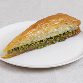 Carrot Slice of Baklava With Pistachio