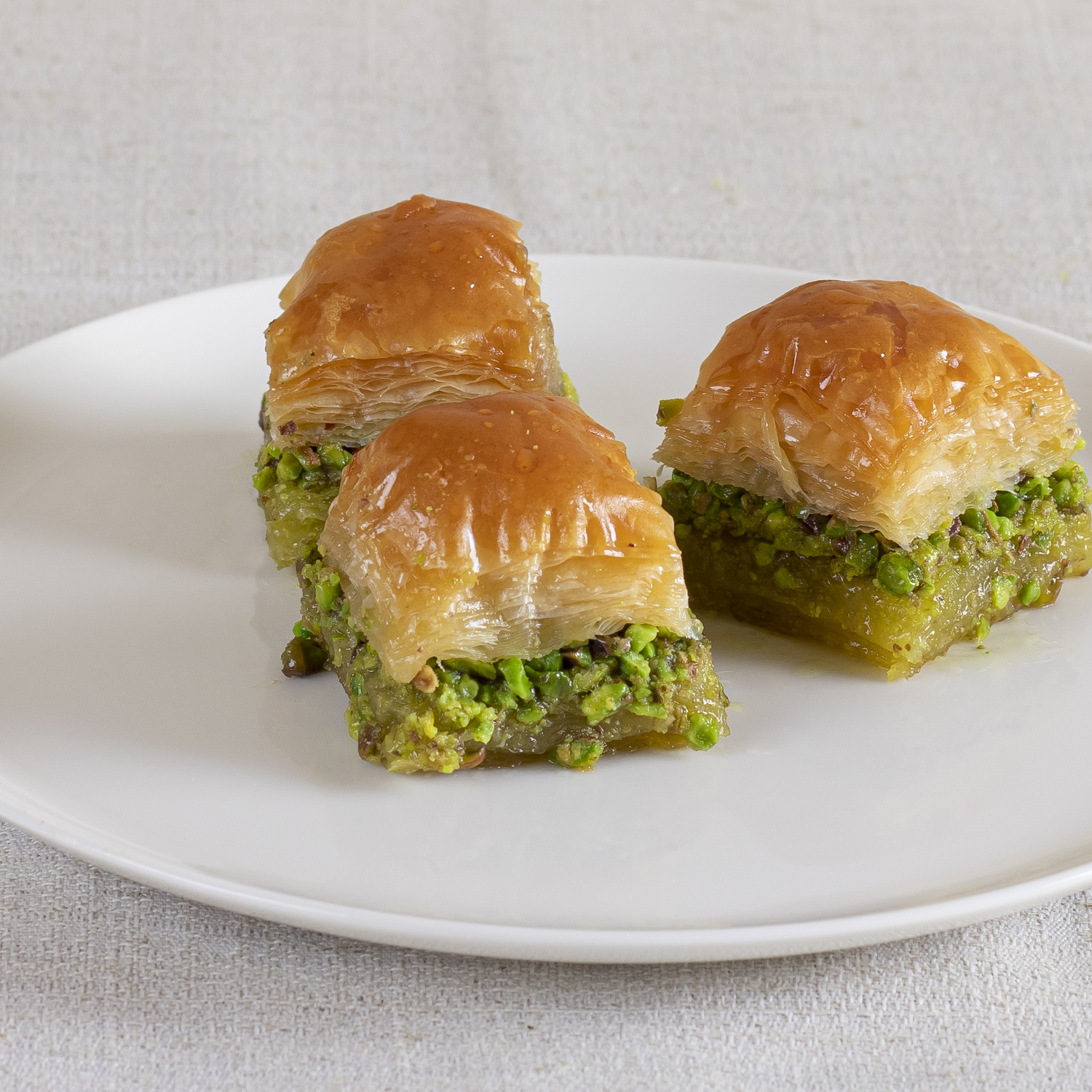 Dry Baklava with Pistachio , imamçağdaş