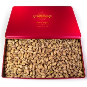 Hediyelik Metal Kutuda Tuzlu Antep Fıstığı