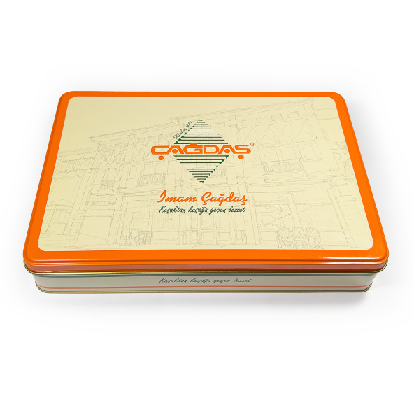 Hediyelik Nostaljik Metal Kutuda Karışık Baklava - 3