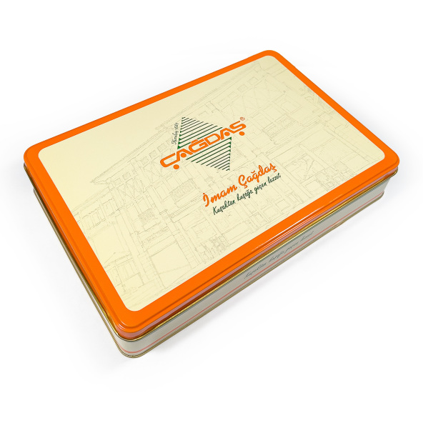 Hediyelik Nostaljik Metal Kutuda Karışık Baklava - 2